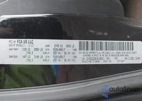 2018 Dodge Grand Caravan Gt from USA, damaged, VIN 2C4RDGEG8JR146311